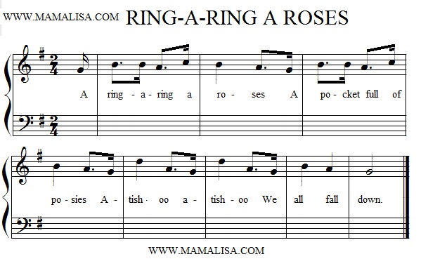 ring a ring o' roses g major