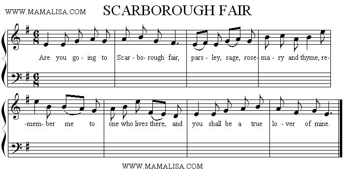 Scarborough Fair Lyrics | Sticker